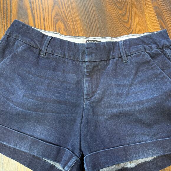Dear John Holly Style Rolled Cuff Denim Shorts Size 32 - Picture 3 of 13